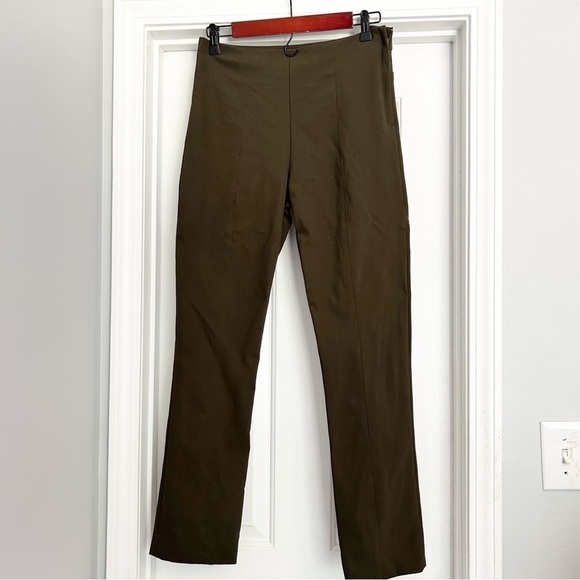 MM Lafleur The Foster Cigarette Pant - PowerStretch Olive Green Pants Og $259 - Picture 4 of 8